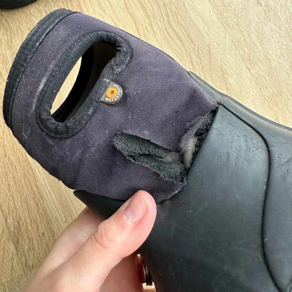Bogs Black Kids Waterproof Boots